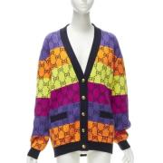 Pre-owned Flerfarget ull Gucci Cardigan