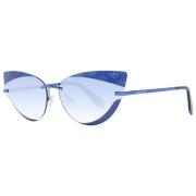 Blå Dame Cat Eye Solbriller