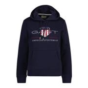 Rel Archive Shield Hoodie - Evening Blue