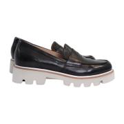 Sorte Skinn Loafers P6642-3 Sko