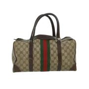 Pre-owned Beige Canvas Gucci veske