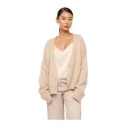 Varm Sand Mohairblanding Cardigan