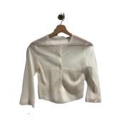 Pre-owned Beige Silke Alaïa Cardigan