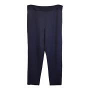 Pre-owned Armani-bukser i blått stoff