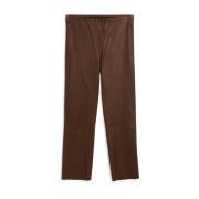 Florentina Leather Trousers - Chestnut