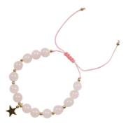 Stone Bead Bracelet 8 MM Rose Quartz