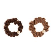 Velvet Mini Scrunchie Camel