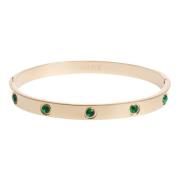 Grønn Dot Bangle Armbånd