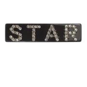 Star Hair Clip Large Chocolate Brown