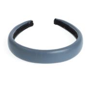 Leather Hair Band Broad 501 Blue