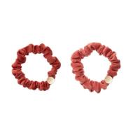 Velvet Mini Scrunchie Terracotta