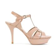 Tribute Patent Leather Heel Sandals