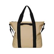 Stilig beige tote bag