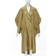 Pre-owned Beige Stoff Issey Miyake Coat