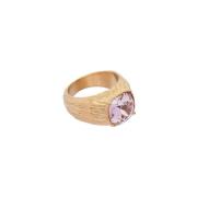 Lys rosa Camilla Øhrling Vintage Rose Carla Swarovski Ring smykker