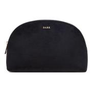 Velour Make-Up Pouch Svart