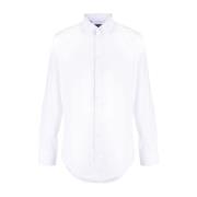 Hvit Bomullsskjorte - Klassisk Passform