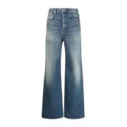 Løstsittende bootcut jeans