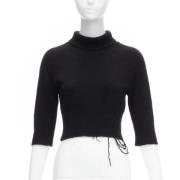 Pre-owned Svart kasjmir Celine Top