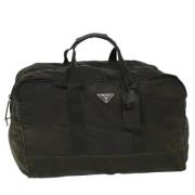 Pre-owned Grønt stoff Prada Travel Bag