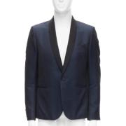 Pre-owned Navy Polyester Saint Laurent Blazer