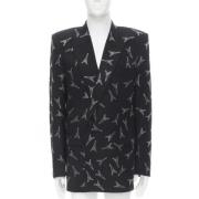 Pre-owned Svart viskose Balenciaga Blazer