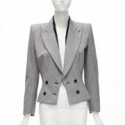 Pre-owned Grå ull Alexander McQueen Blazer