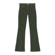 Grønn Myk Corduroy Jeans
