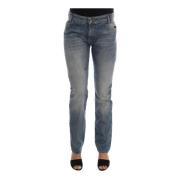 Blå Stretch Denim Jeans