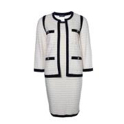 Pre-owned Hvit bomull Chanel Blazer