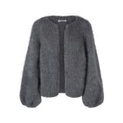 SOY Håndstrikket Mohair Cardigan