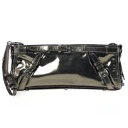 Pre-owned Metallisk skinn Burberry Clutch