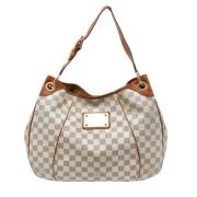 Pre-owned Hvitbelagt lerret Louis Vuitton Galliera