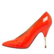 Pre-owned Oransje skinn Christian Louboutin haeler