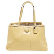 Pre-owned Gul skinntrener Tote