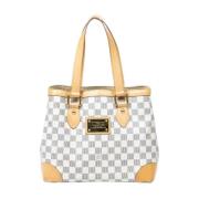 Pre-owned Hvitt stoff Louis Vuitton Hampstead