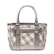 Pre-owned Beige lerret burberry tote