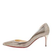 Pre-owned Gull skinn Christian Louboutin haeler