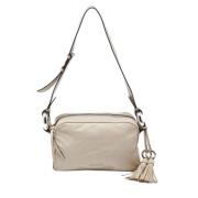 Pre-owned Beige skinn Michael Kors skulderveske