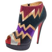 Pre-owned Flerfarget stoff Christian Louboutin stovler