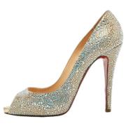 Pre-owned Metallisk skinn Christian Louboutin haeler