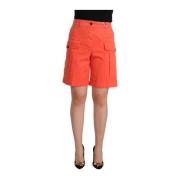 Stilige Oransje Dame Shorts