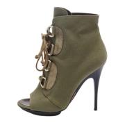 Pre-owned Gront lerret Giuseppe Zanotti stovler