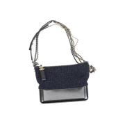 Pre-owned Navy Fabric Chanel veske