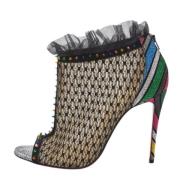 Pre-owned Flerfarget blonder Christian Louboutin stovler