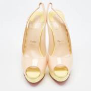 Pre-owned Beige skinn Christian Louboutin haeler