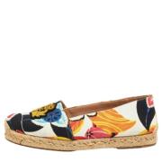 Pre-owned Flerfarget lerret Christian Louboutin Flats