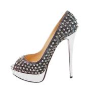 Pre-owned Lilla stoff Christian Louboutin haeler