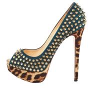 Pre-owned Flerfarget pels Christian Louboutin haeler