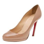 Pre-owned Beige skinn Christian Louboutin haeler